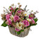 floral arrangement in a basket. Rostov-on-Don